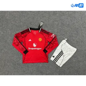 Camiseta Manchester United Home 2025/2026 Niño ML