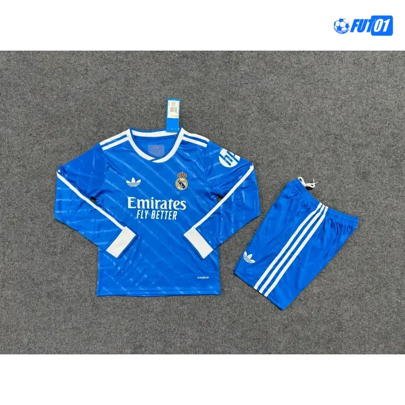 Camiseta Real Madrid Third 2025/2026 Niño ML con Parche HP