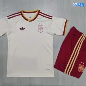 Camiseta España Away Mundial 2026 Niño 2 Estrellas con FIFA2026