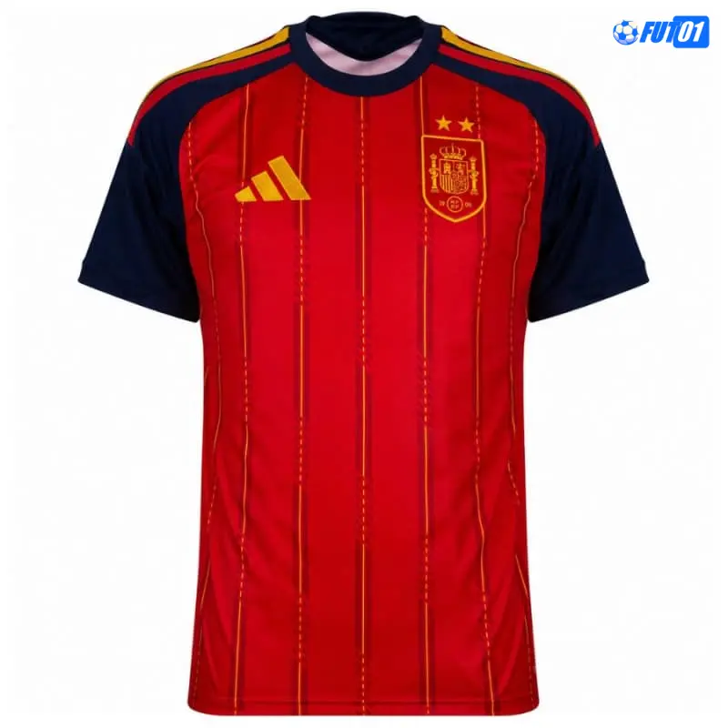 Camiseta España Home Mundial 2026 2 Estrellas 
