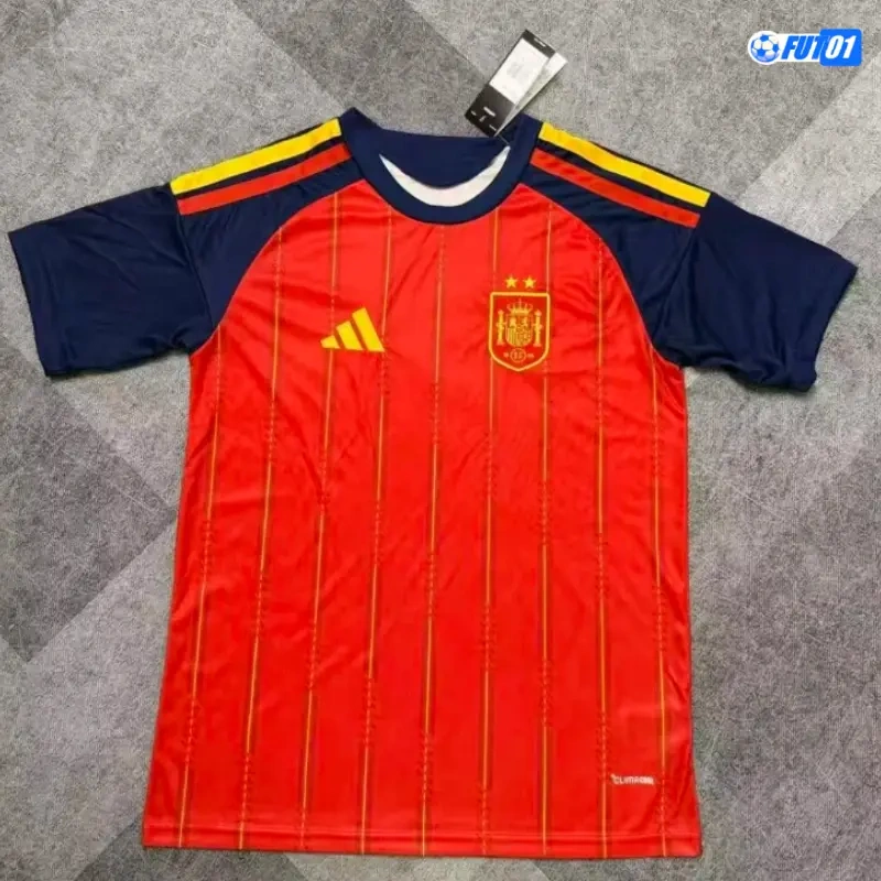 Camiseta España Home Mundial 2026 2 Estrellas con FIFA2026 