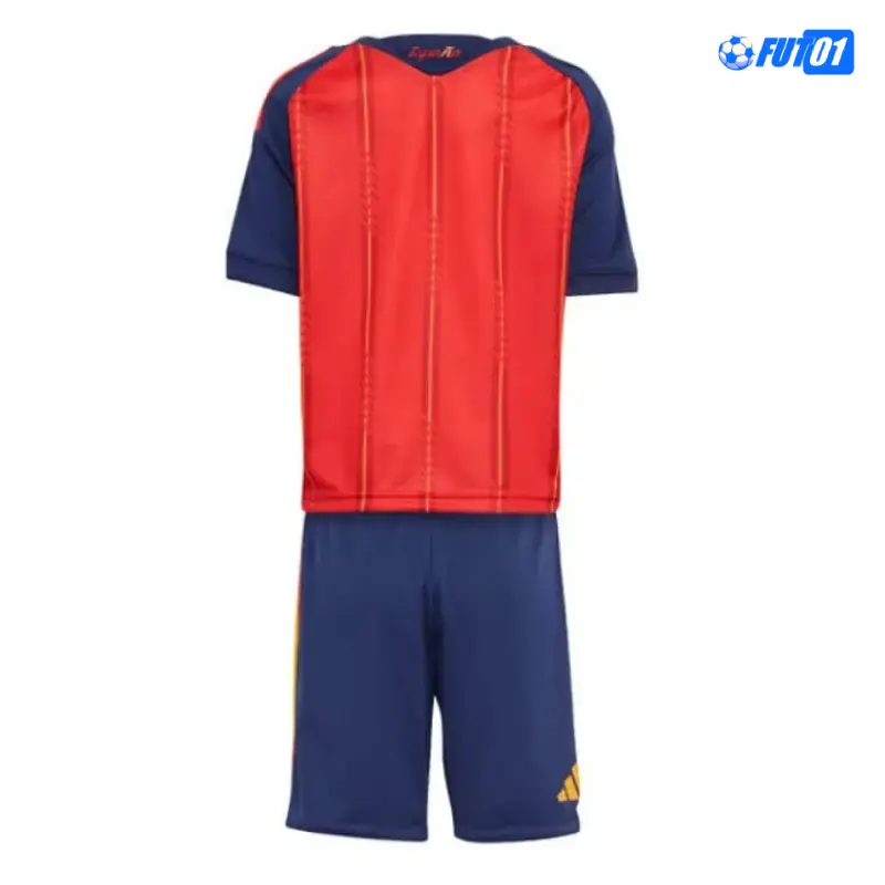 Camiseta España Home Mundial 2026 Niño 2 Estrellas con FIFA2026