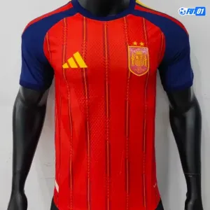 Camiseta España Home Mundial 2026 Versión Jugador 2 Estrellas con FIFA2026