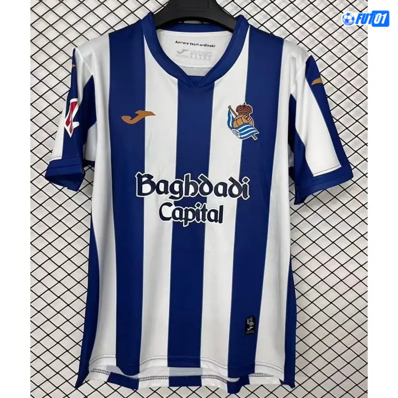 Camiseta Real Sociedad Home 2026/2027 con Parche La Liga