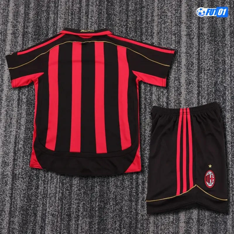 Camiseta MALDINI 3 AC Milan Home 2006/07 Retro Niño