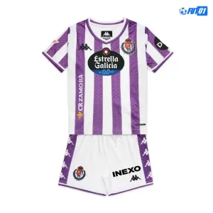 Camiseta Real Valladolid Home 2025/26 Niño con Parche La Liga