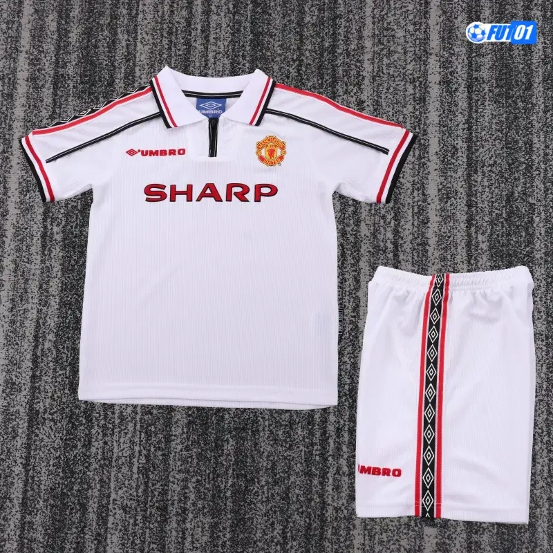Camiseta Manchester United Edición Conmemorativa 1998/99 Retro Niño