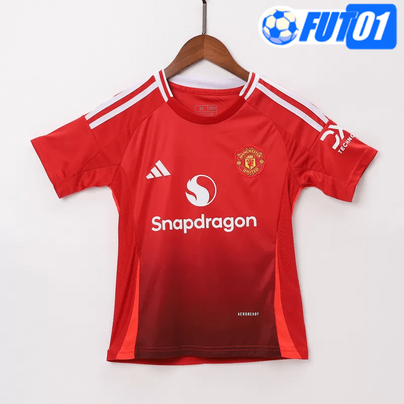 Camiseta Manchester United Home 2024/2025 Niño