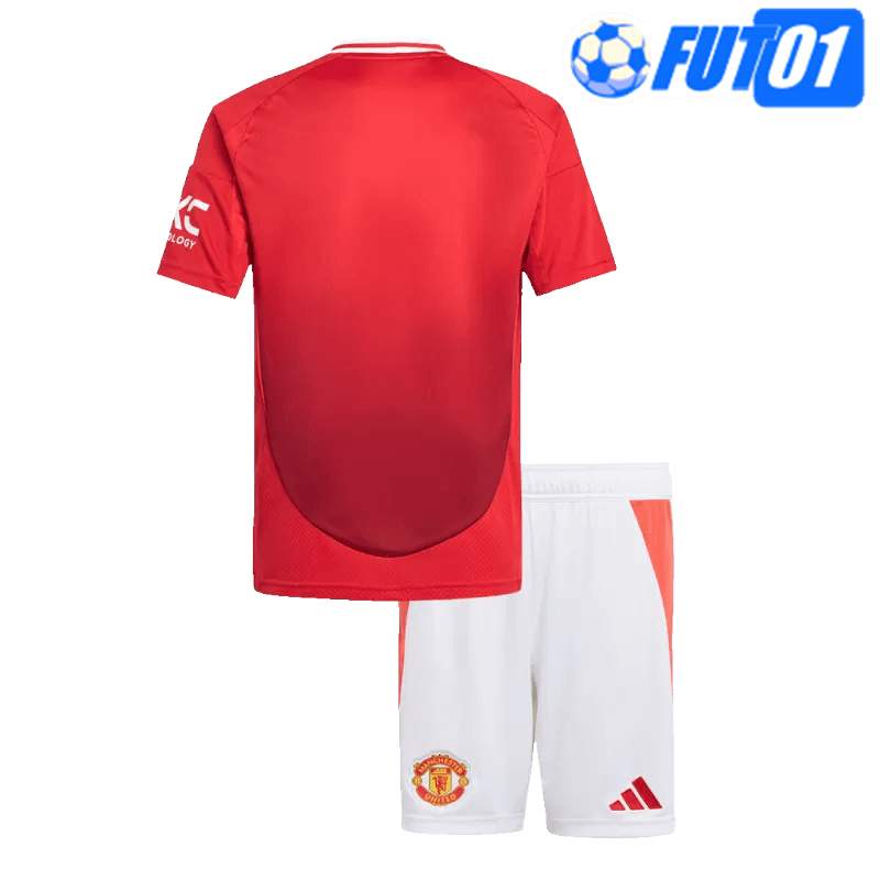 Camiseta Manchester United Home 2024/2025 Niño