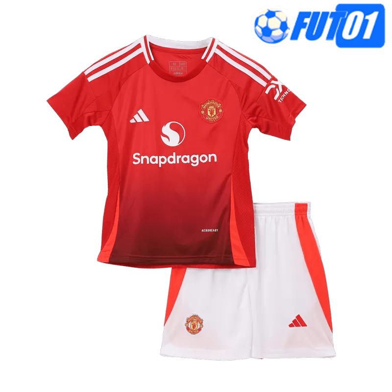 Camiseta Manchester United Home 2024/2025 Niño