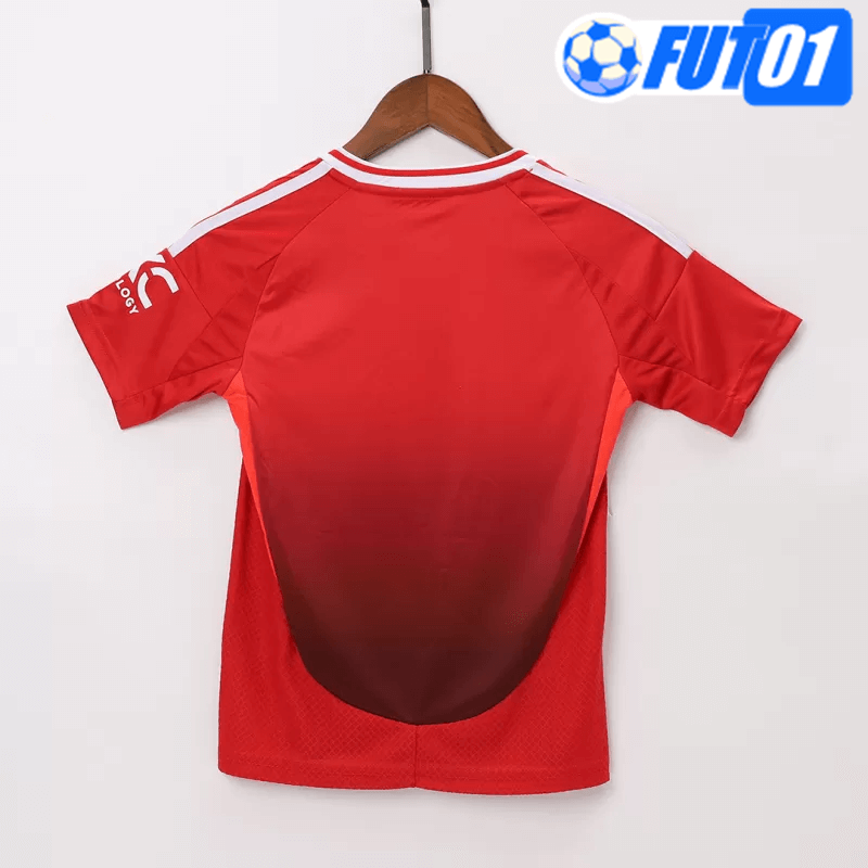 Camiseta Manchester United Home 2024/2025 Niño