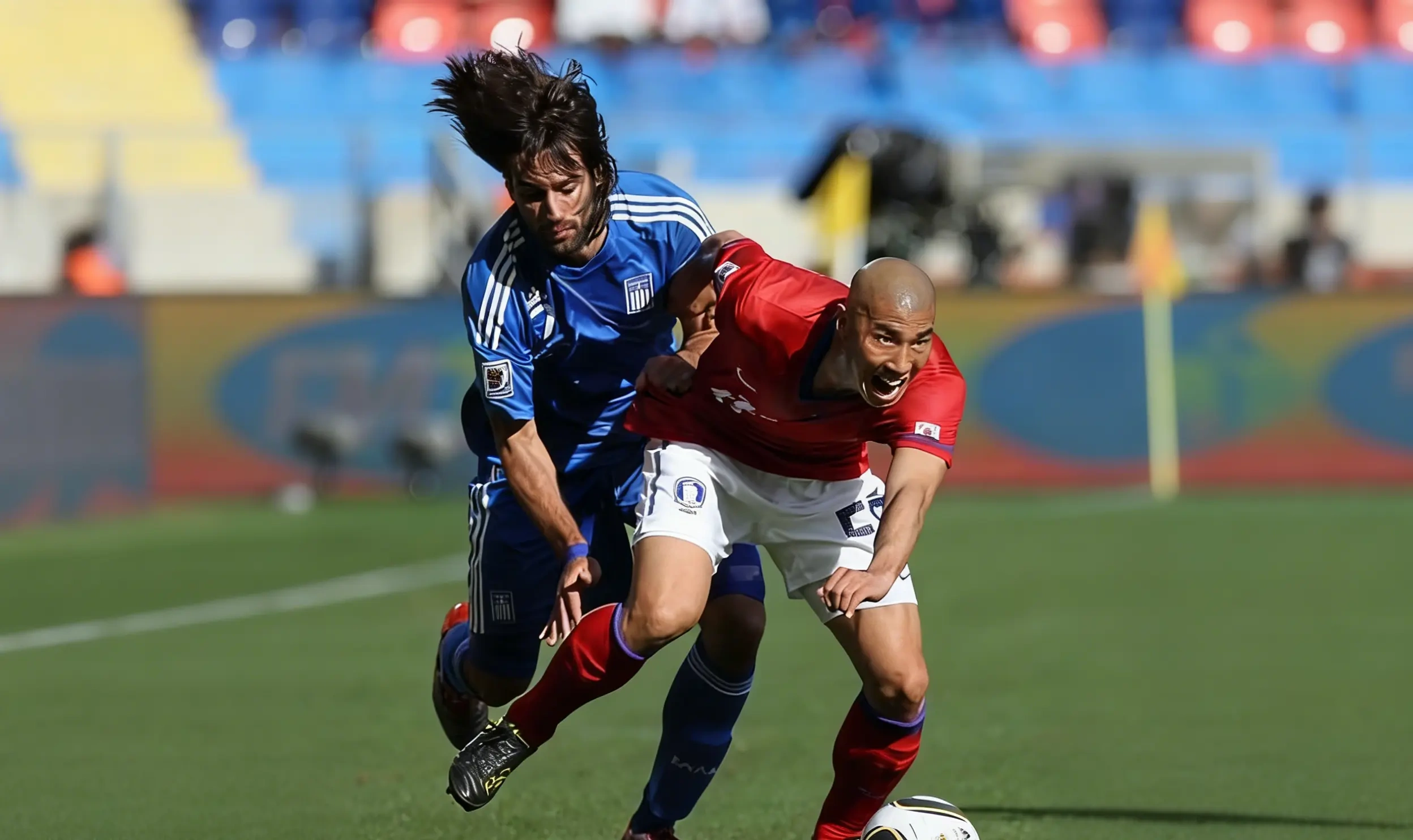 En el Mundial de Sudáfrica 2010, la selección de Corea del Sur ganó 2-0 a Grecia.