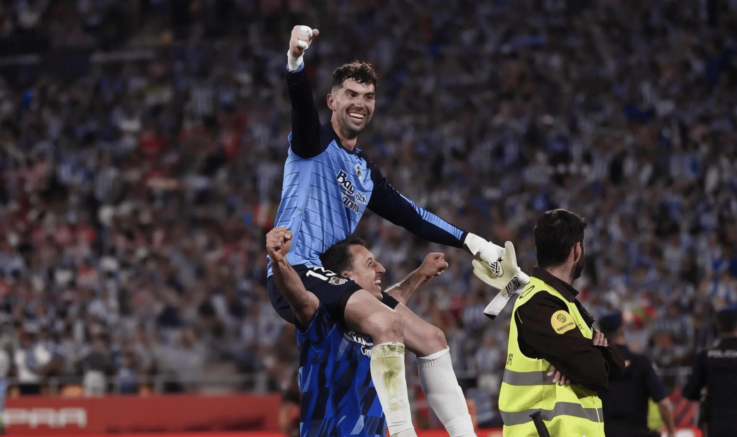 El guardameta de la Real Sociedad, Unai Marrero.