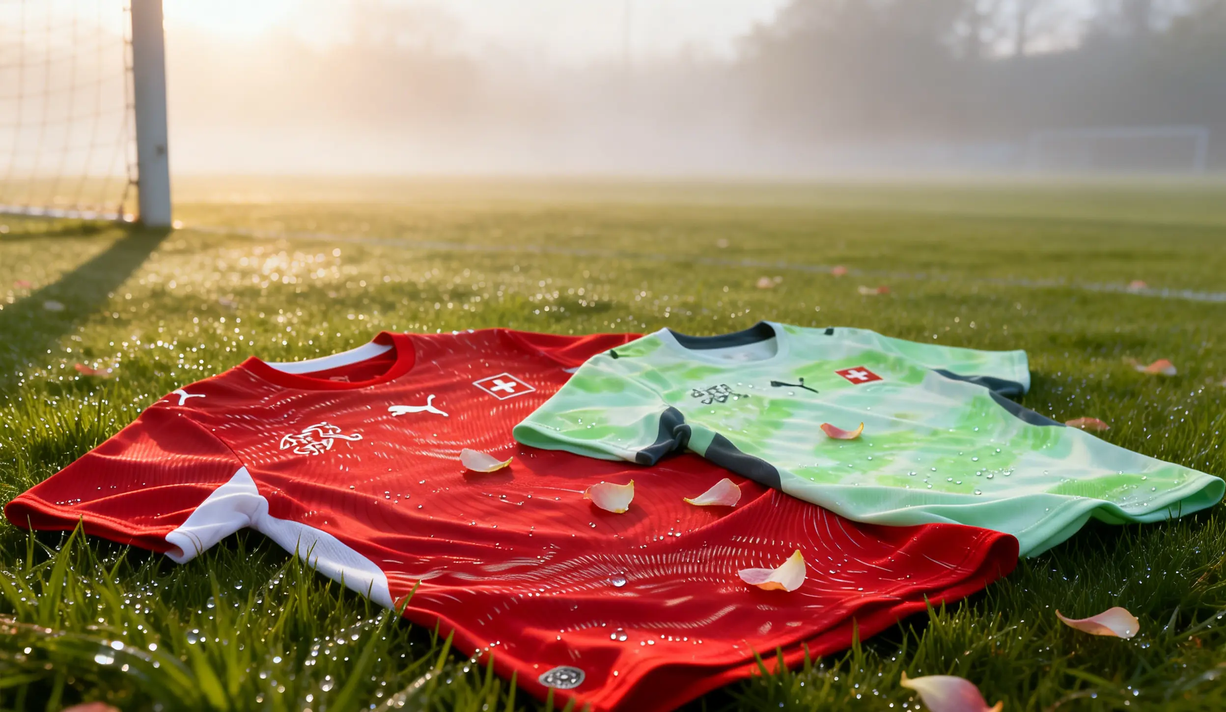 Las camisetas suizas de local y visitante para el Mundial 2026.