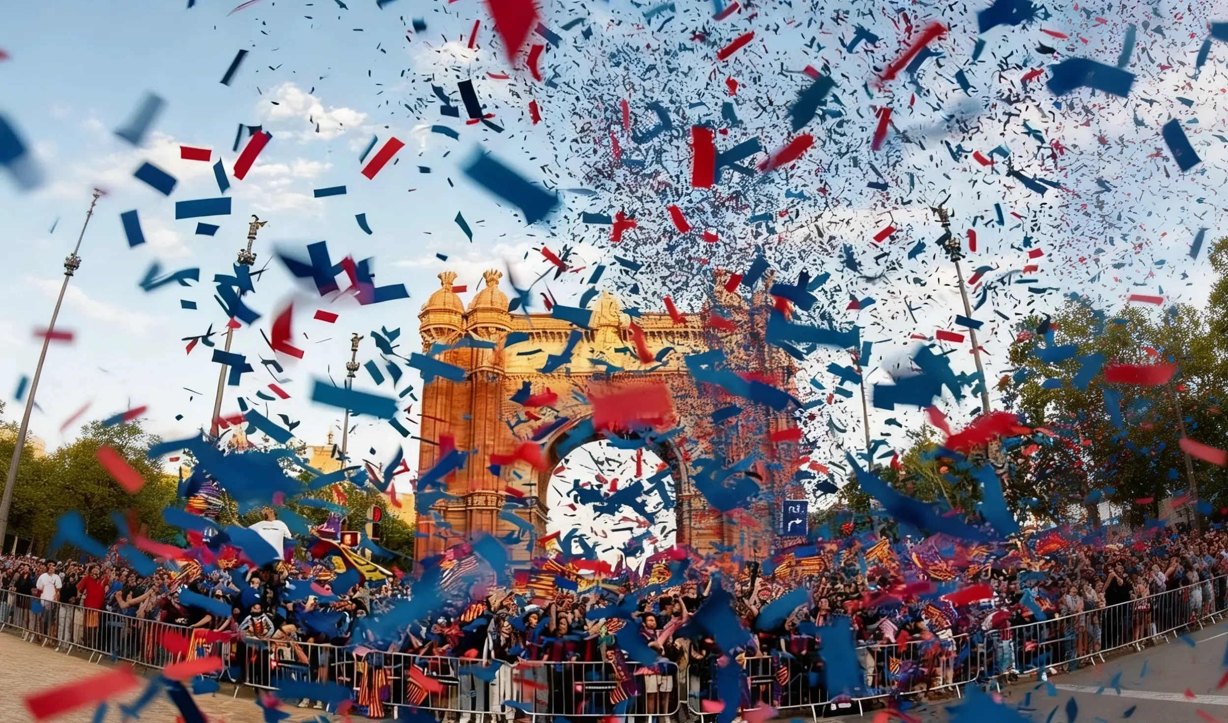 Celebración del doblete: del Camp Nou a la fiesta de toda la ciudad.