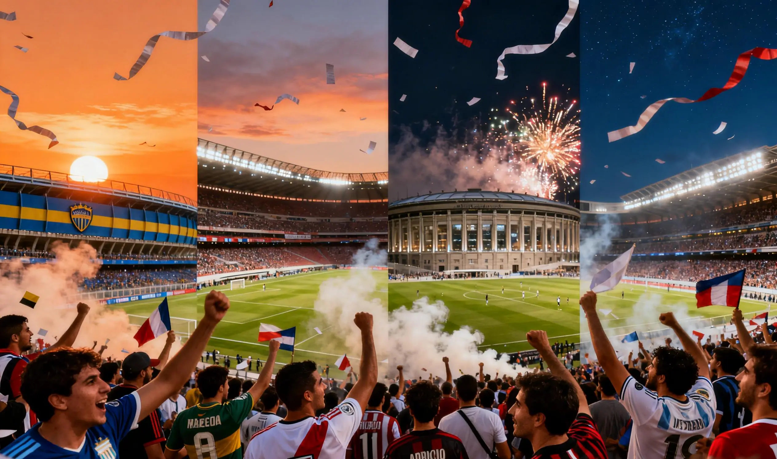 Reuniendo los cuatro santuarios del fútbol: Argentina, México, España e Italia.