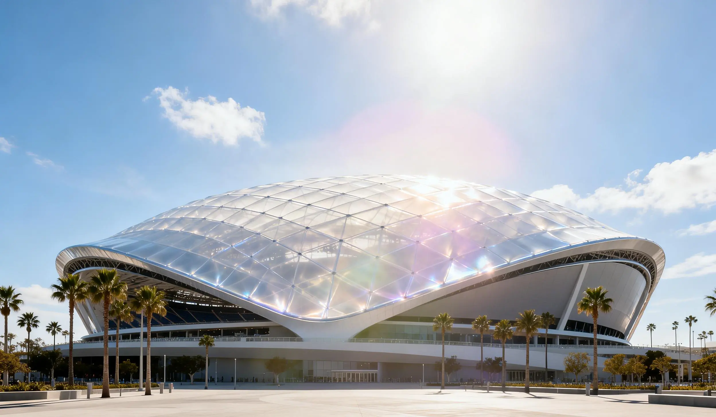 El Estadio SoFi en Los Ángeles.
