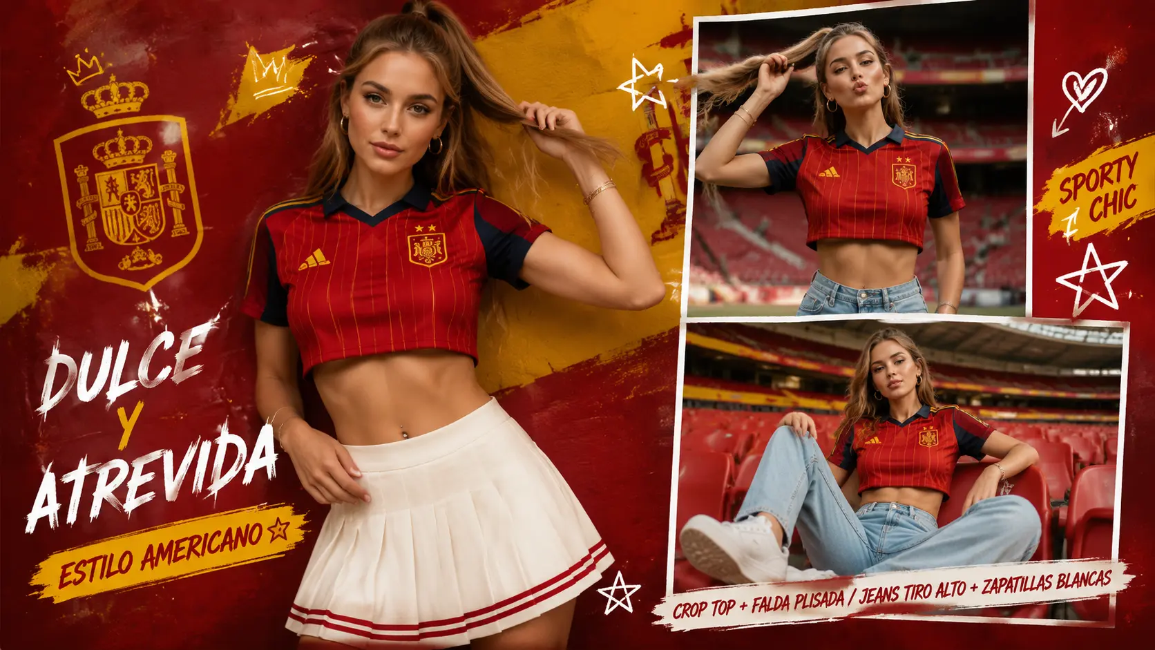 Ideas de estilo con la camiseta España Home 2026.