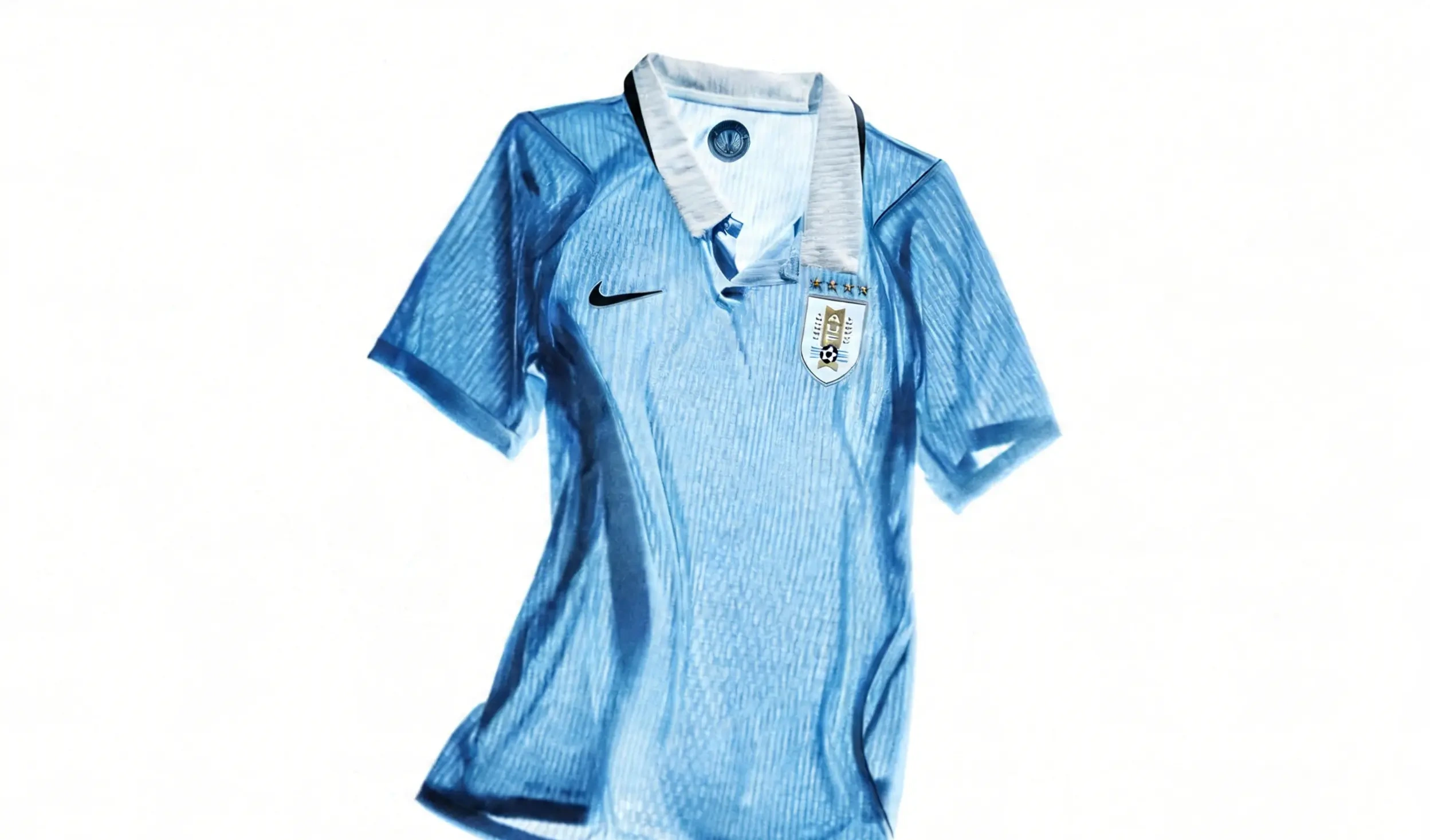 Camiseta de local de Uruguay para el Mundial 2026.