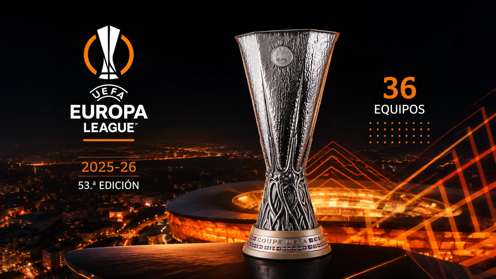 La Europa League adopta el nuevo formato de fase de liga con 36 equipos.