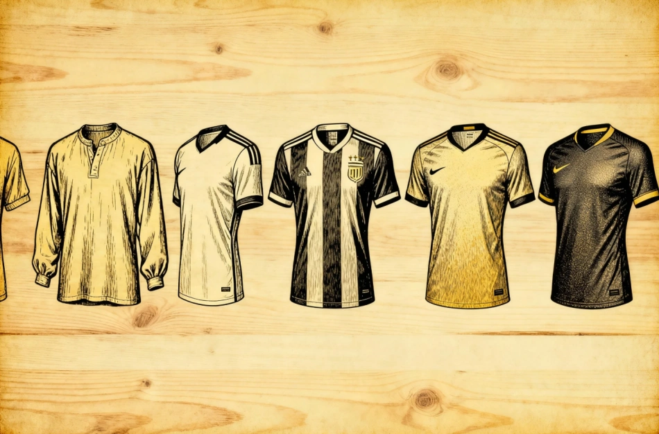 Historia de las camisetas de fútbol