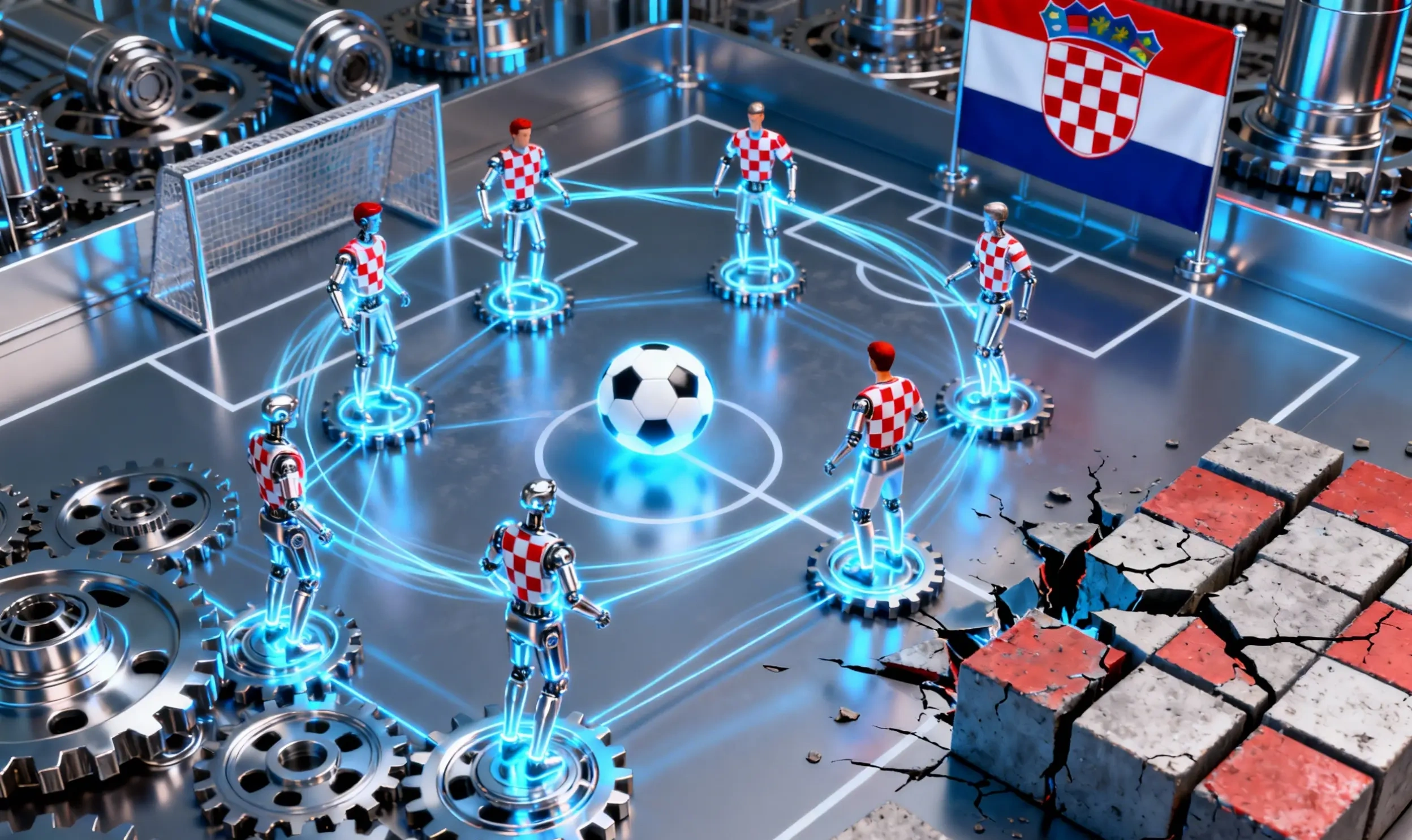 Máquina de Croacia: pases que desgarran defensas.
