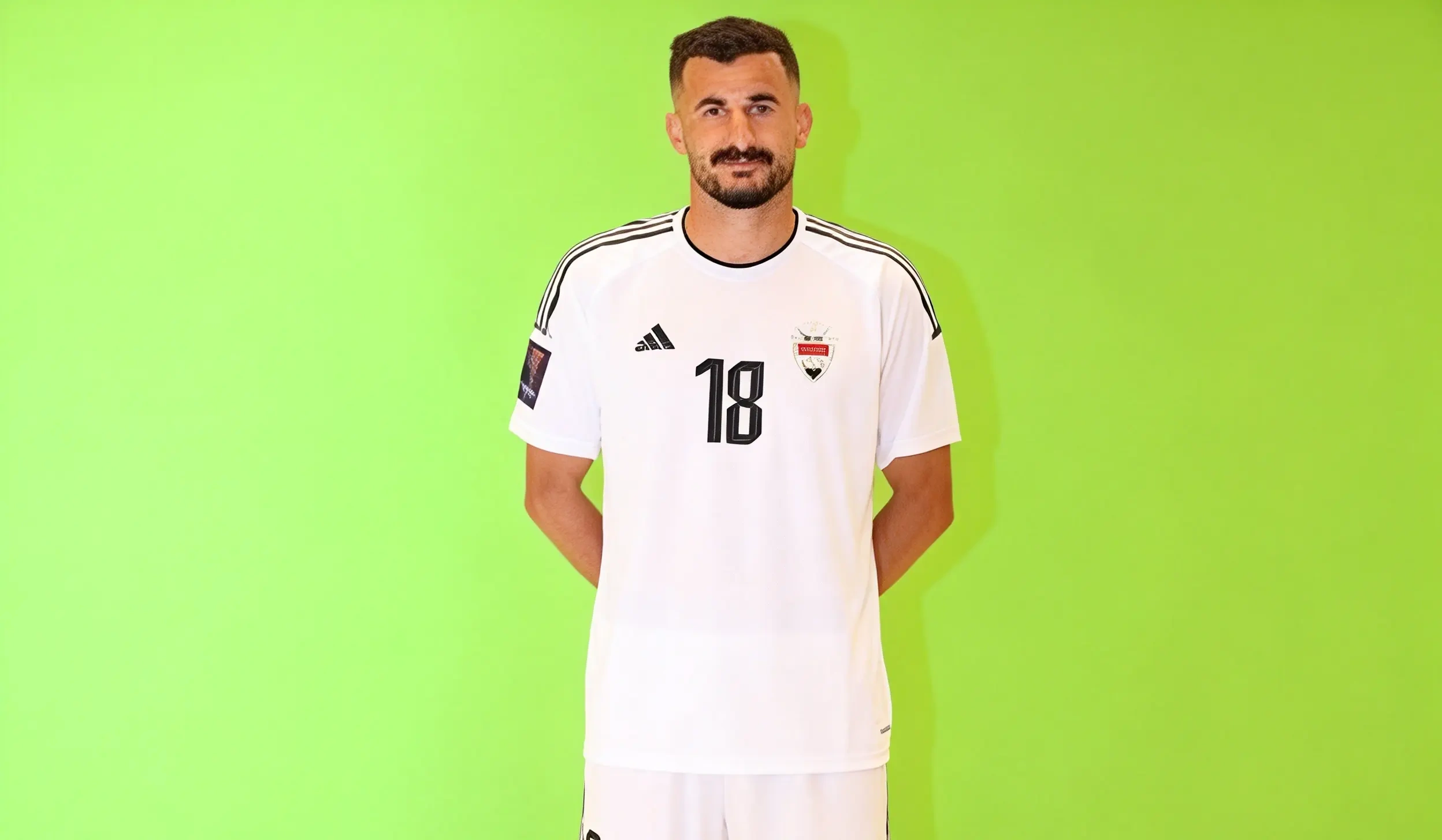 El capitán de Irak, Ayman Hussein.