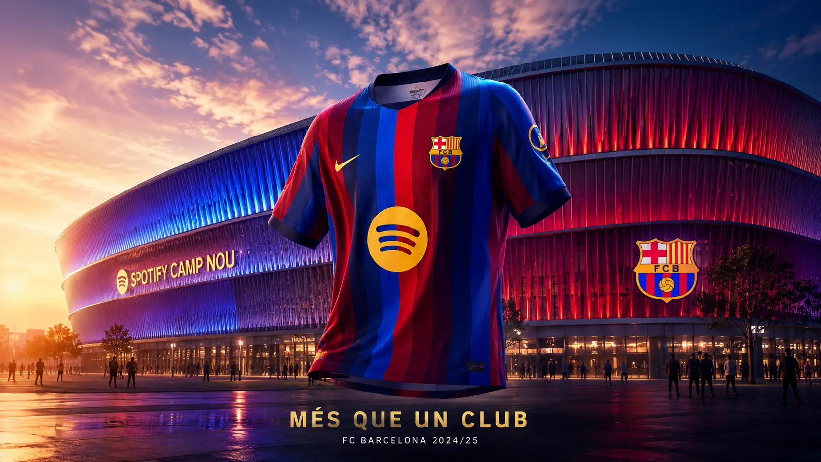 La inspiración de la camiseta local del Barça 2026/27 nace de la renovada fachada exterior del Camp Nou tras su remodelación.