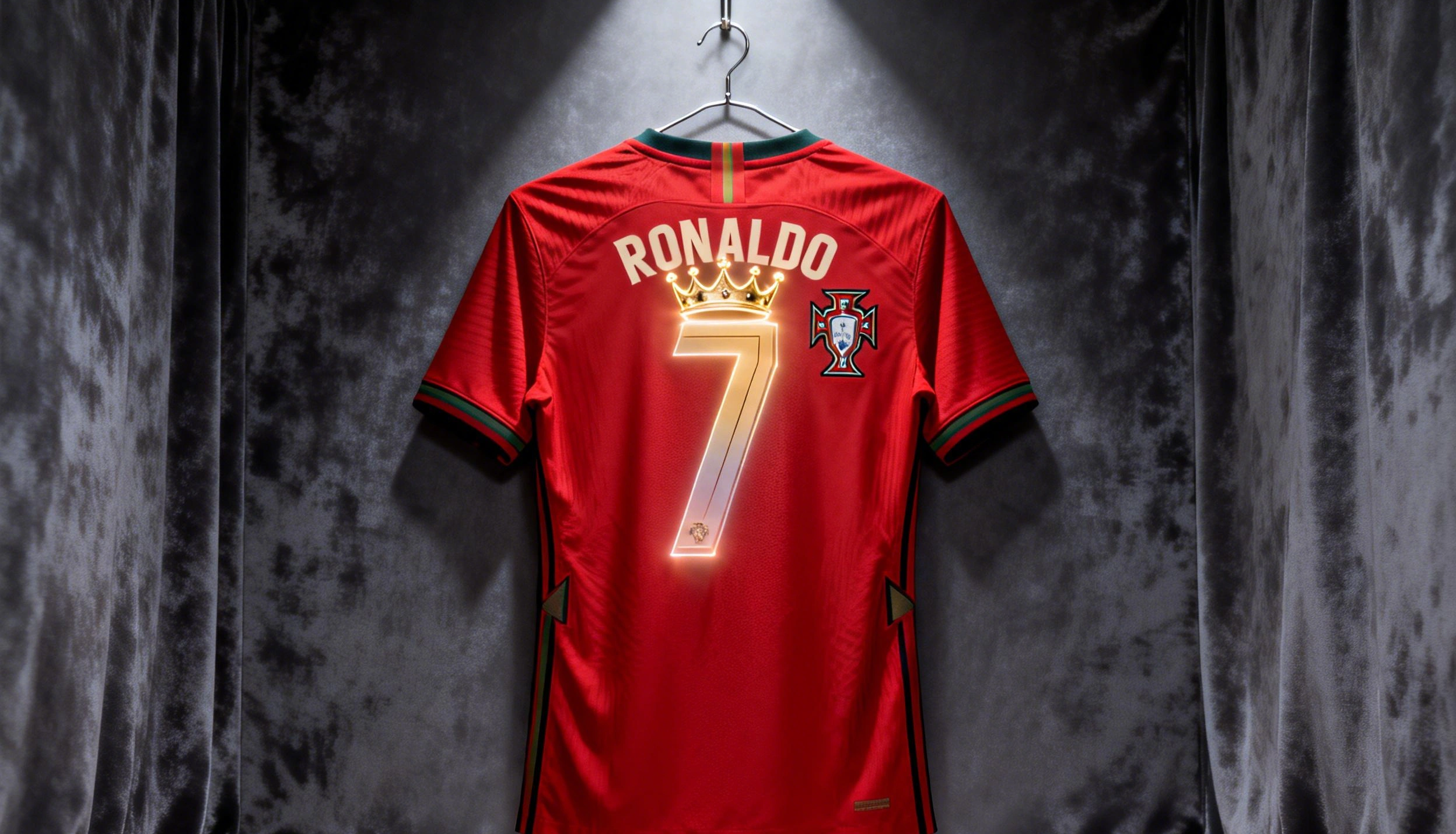 Camiseta de Portugal 2026 con el número 7 de Ronaldo