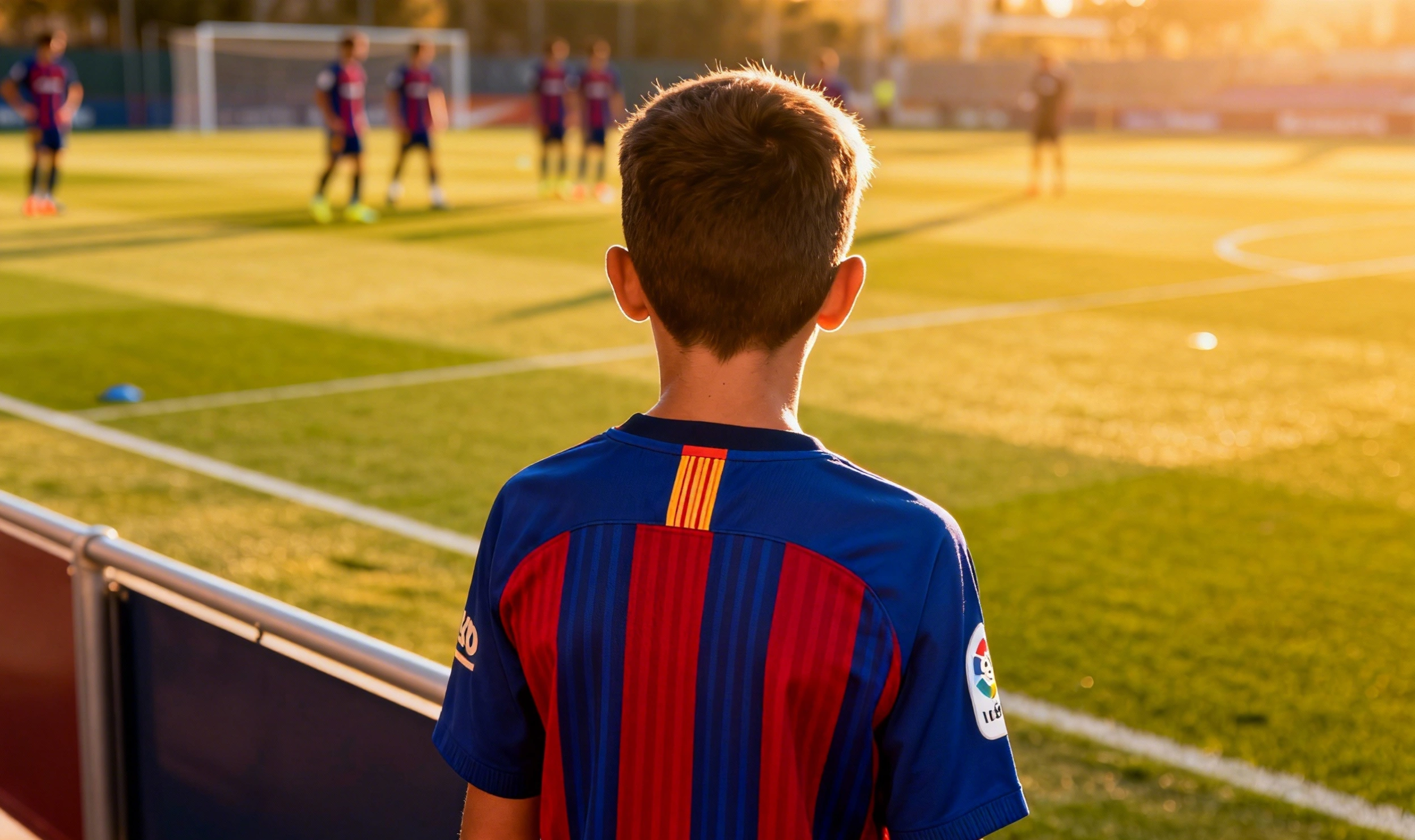 Las franjas azulgranas del Barça Las franjas azulgranas del Barça