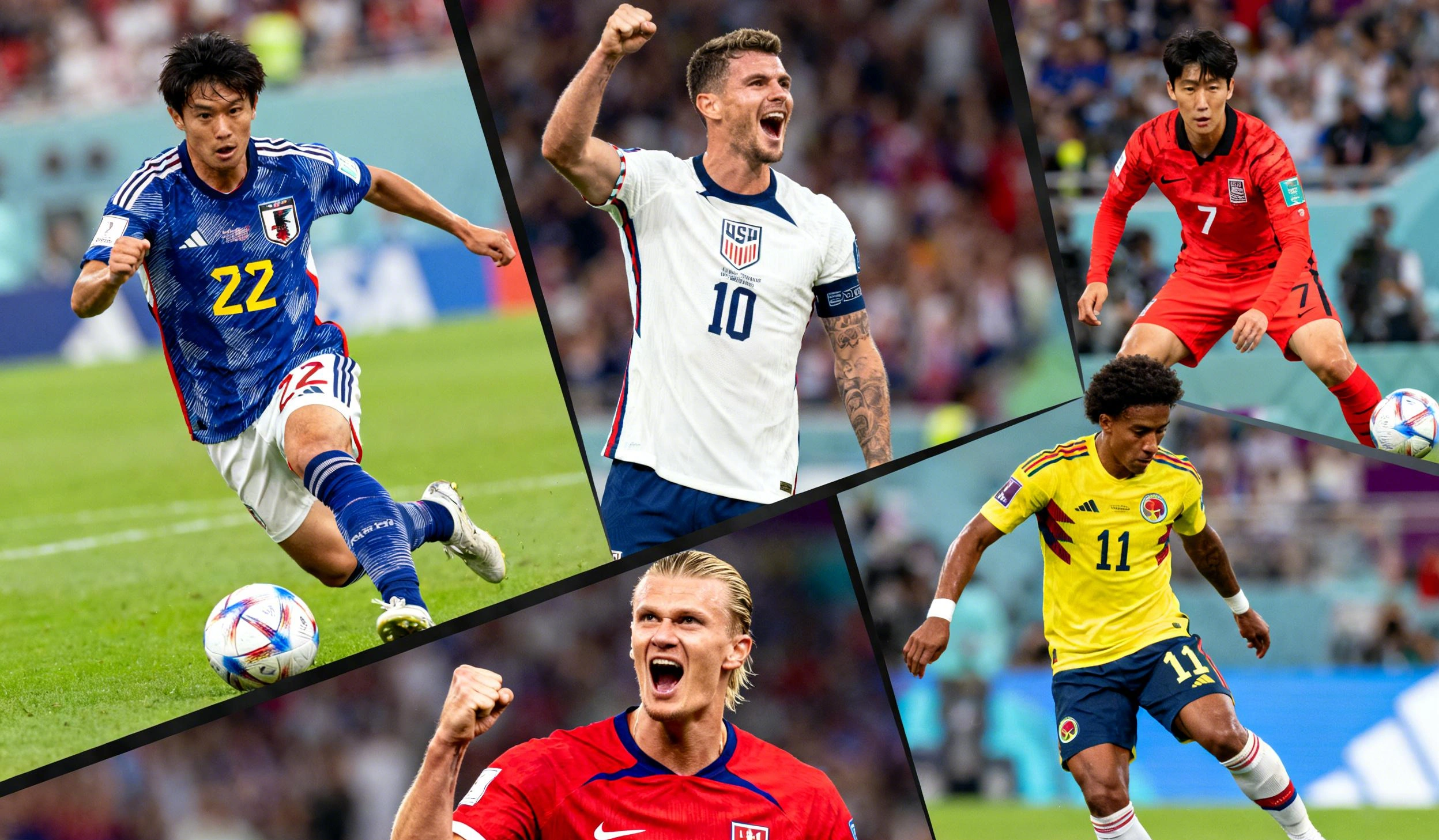Candidatos 2026: Japón, Corea del Sur, Estados Unidos, Colombia y Noruega