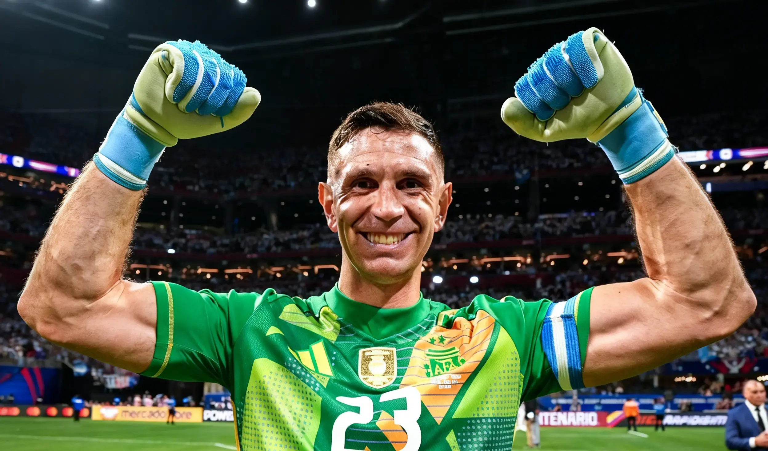 El portero Emiliano "Dibu" Martínez representa a la selección argentina en la Copa Mundial de 2026.