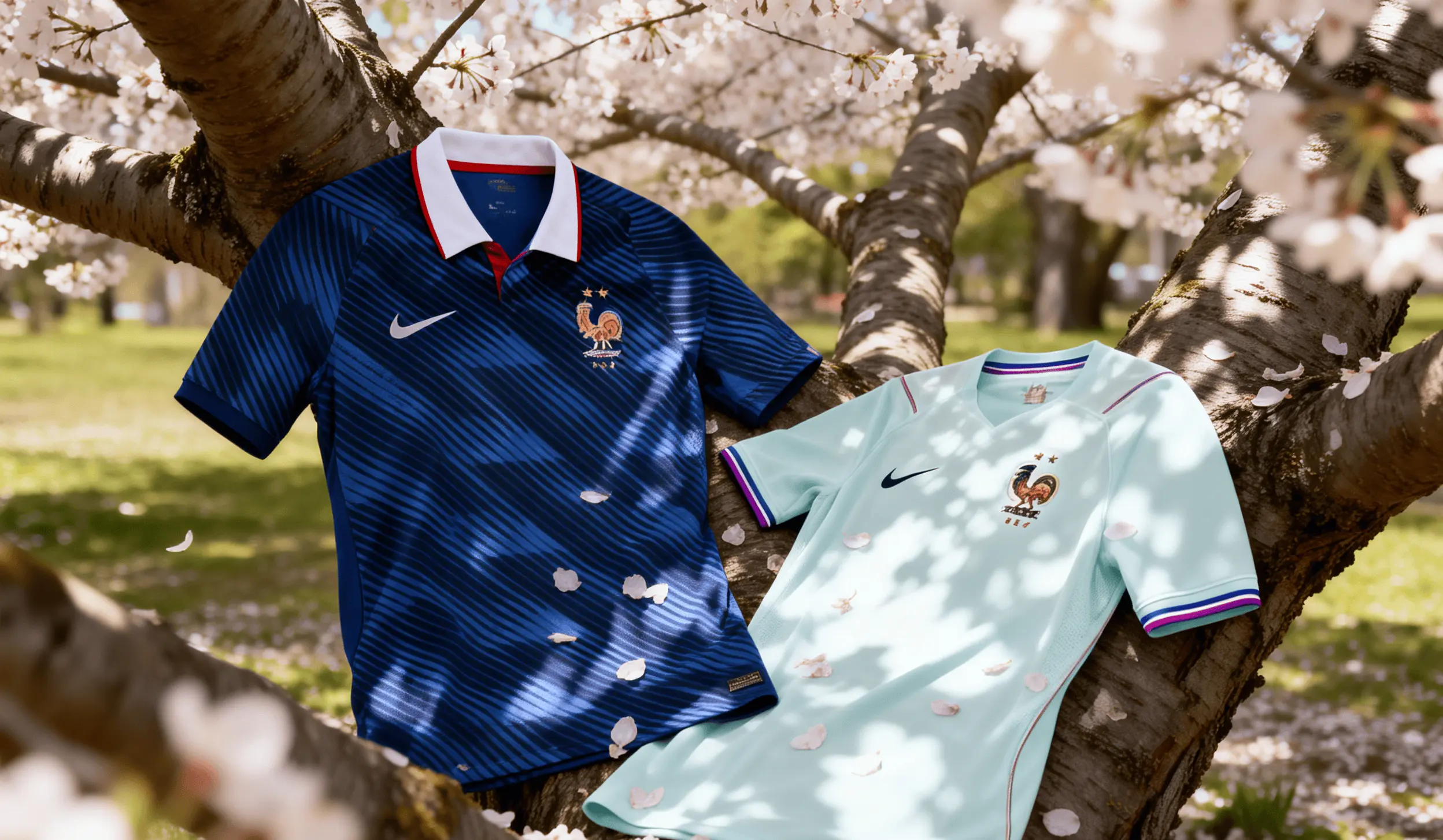 Las camisetas de local y visitante de Francia para el Mundial de 2026.