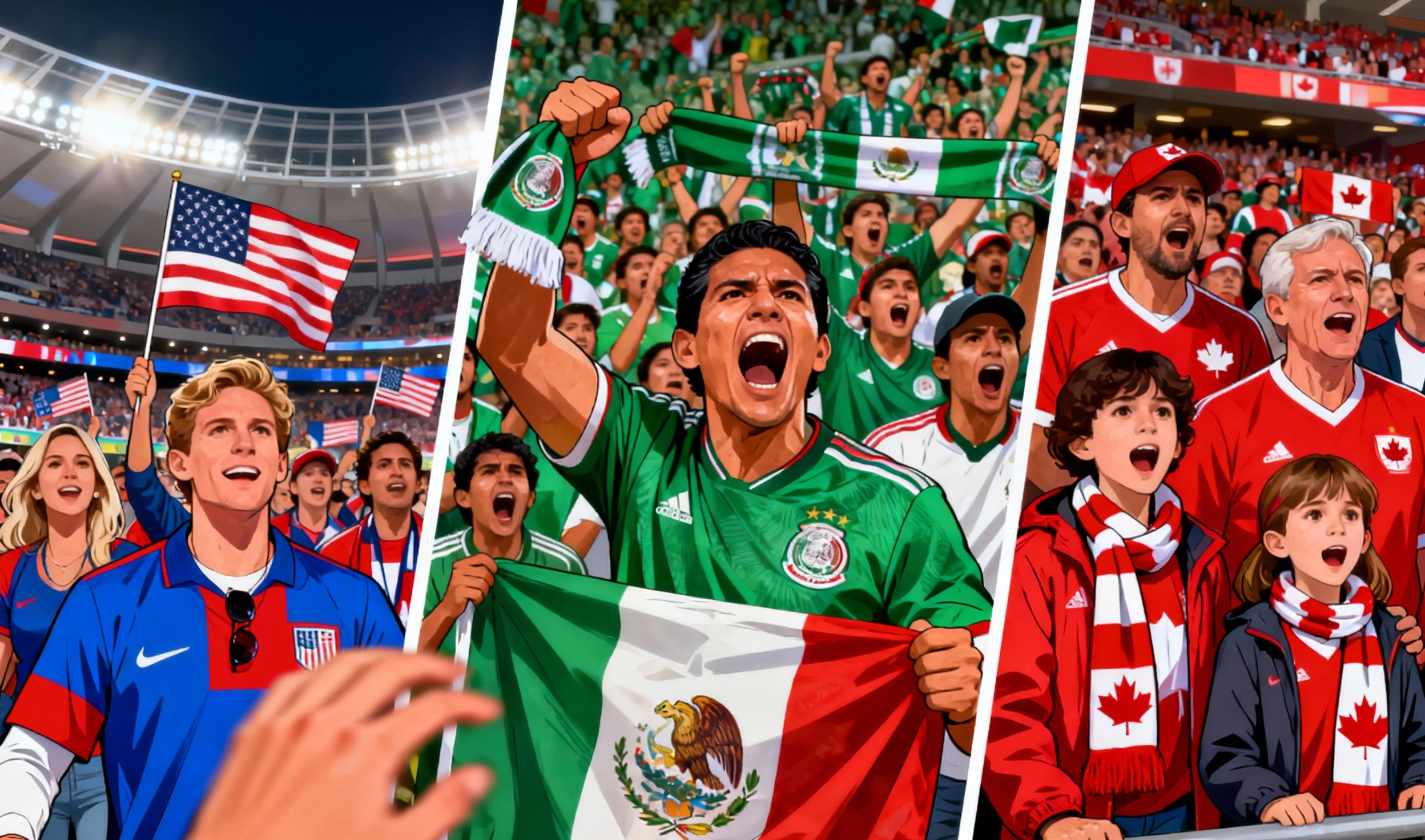 Mundial 2026 a tres bandas