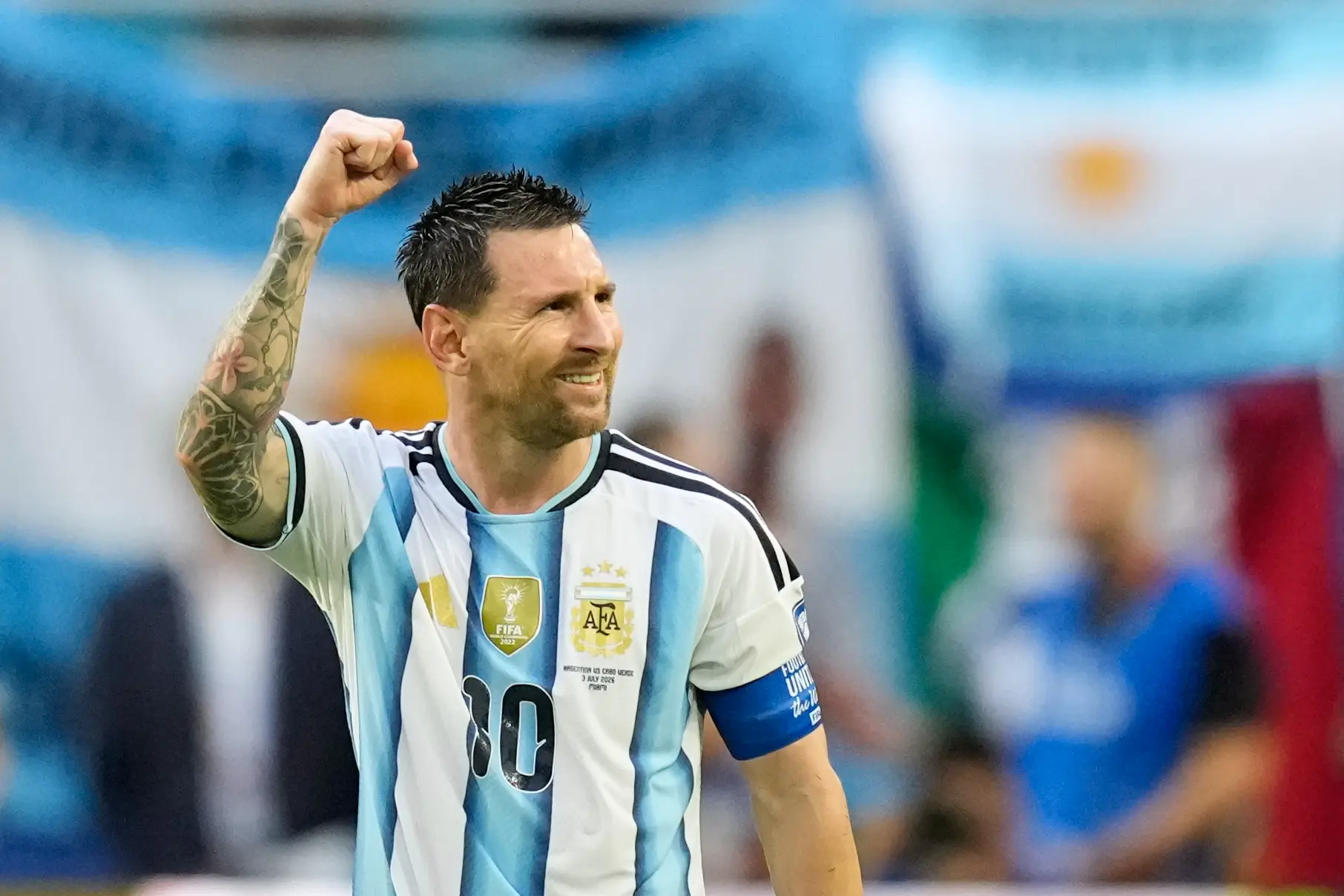 La noche de los récords de Messi.