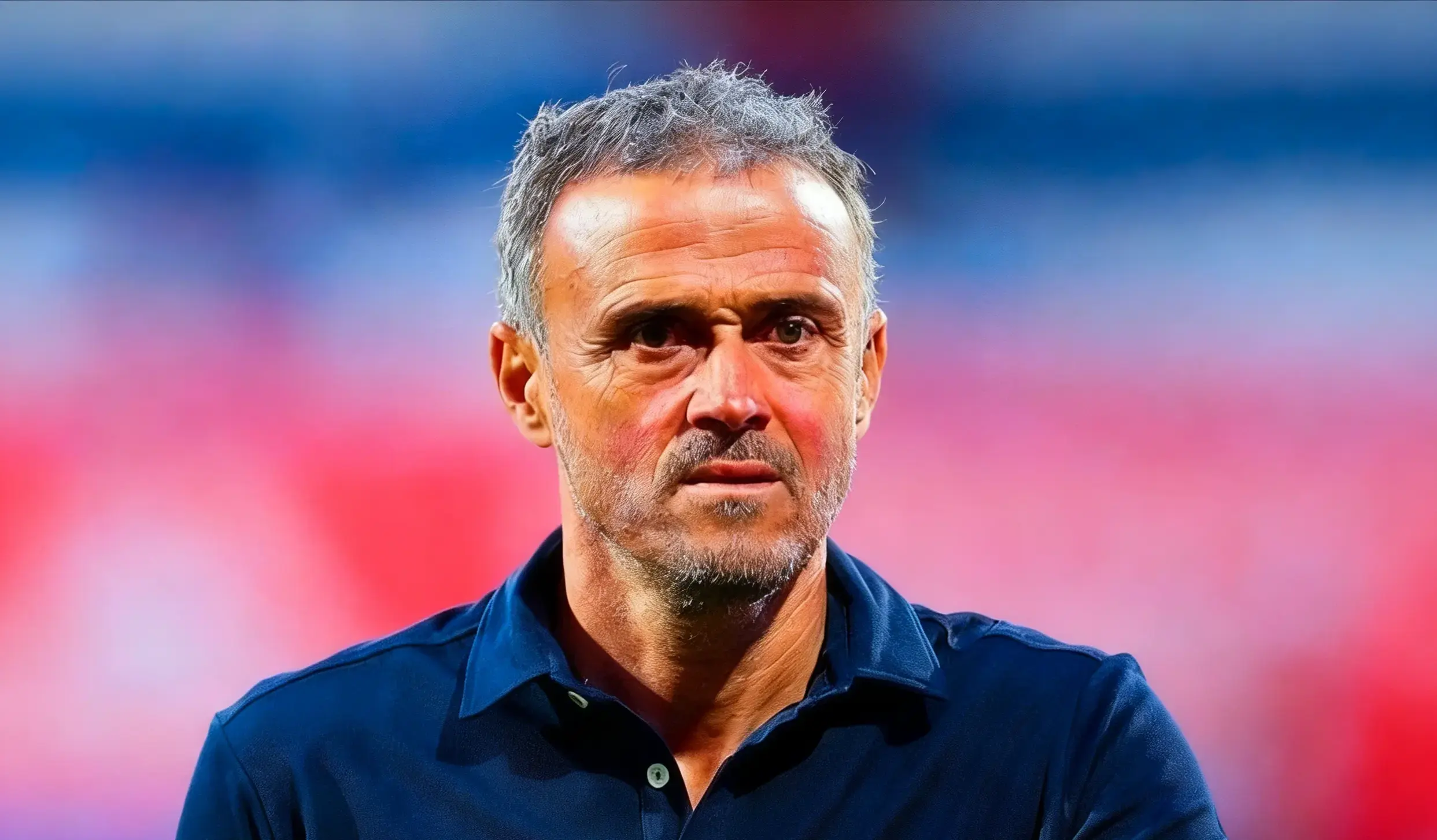 El entrenador del Paris Saint-Germain, Luis Enrique.