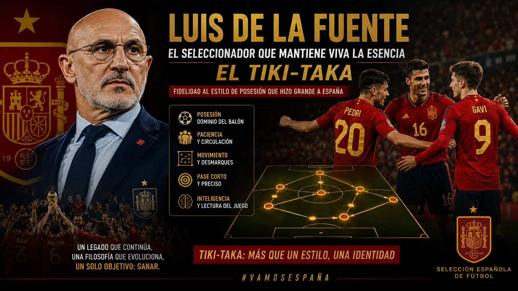 Luis de la Fuente, seleccionador nacional de España.