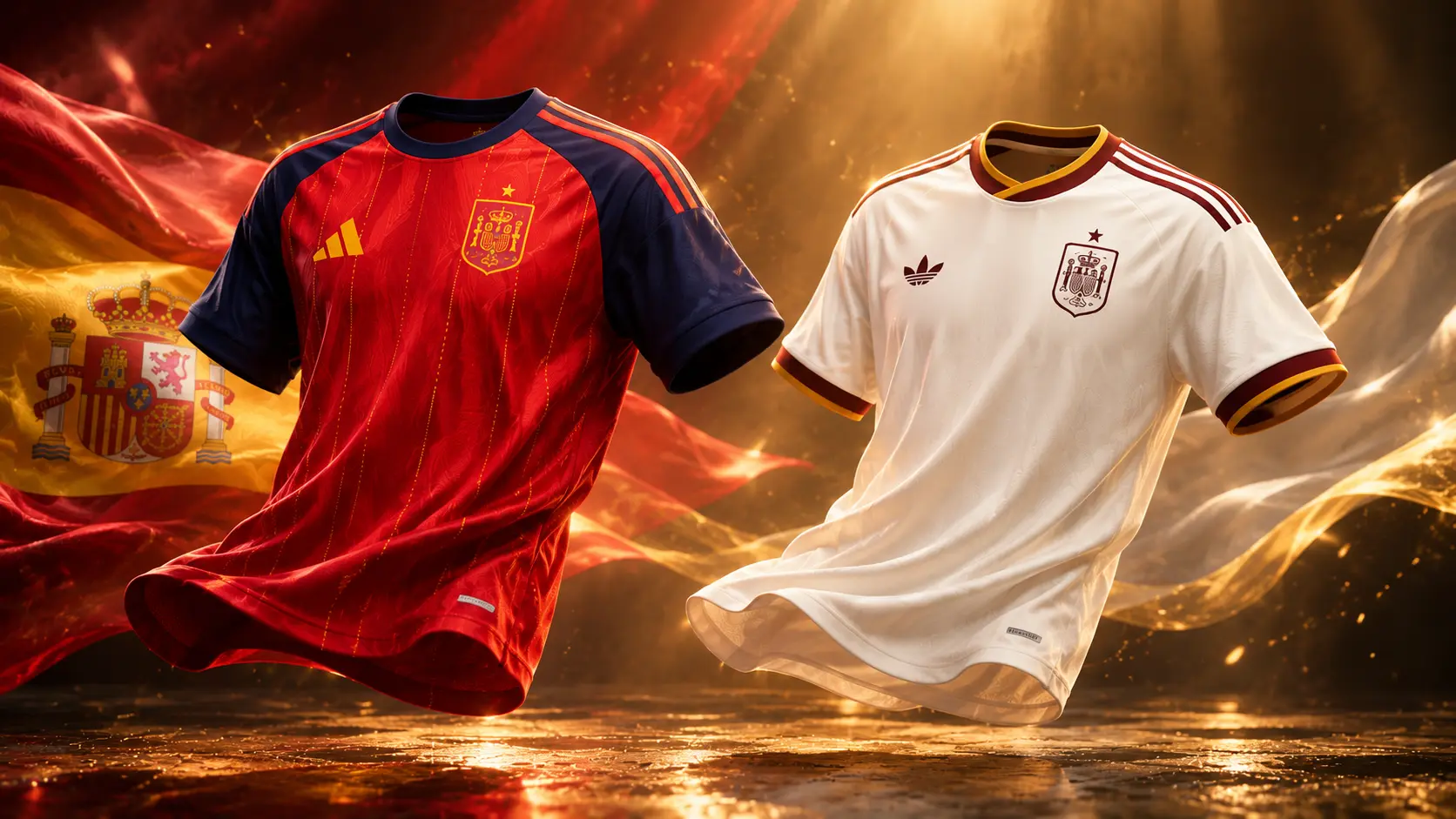 Camisetas de local y visitante para el Mundial 2026.