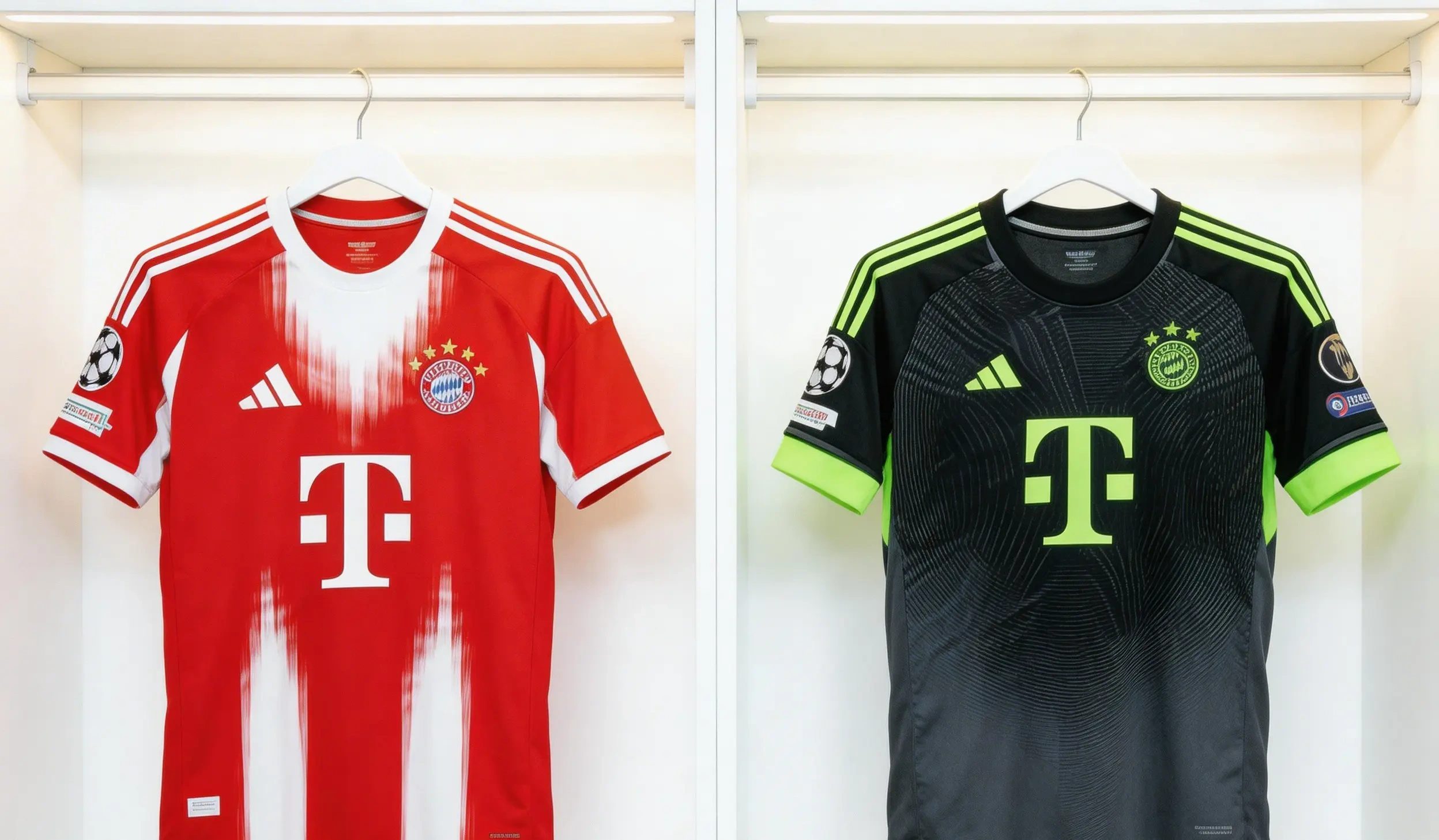 Camiseta del Bayern Múnich igual a la de la Champions League.