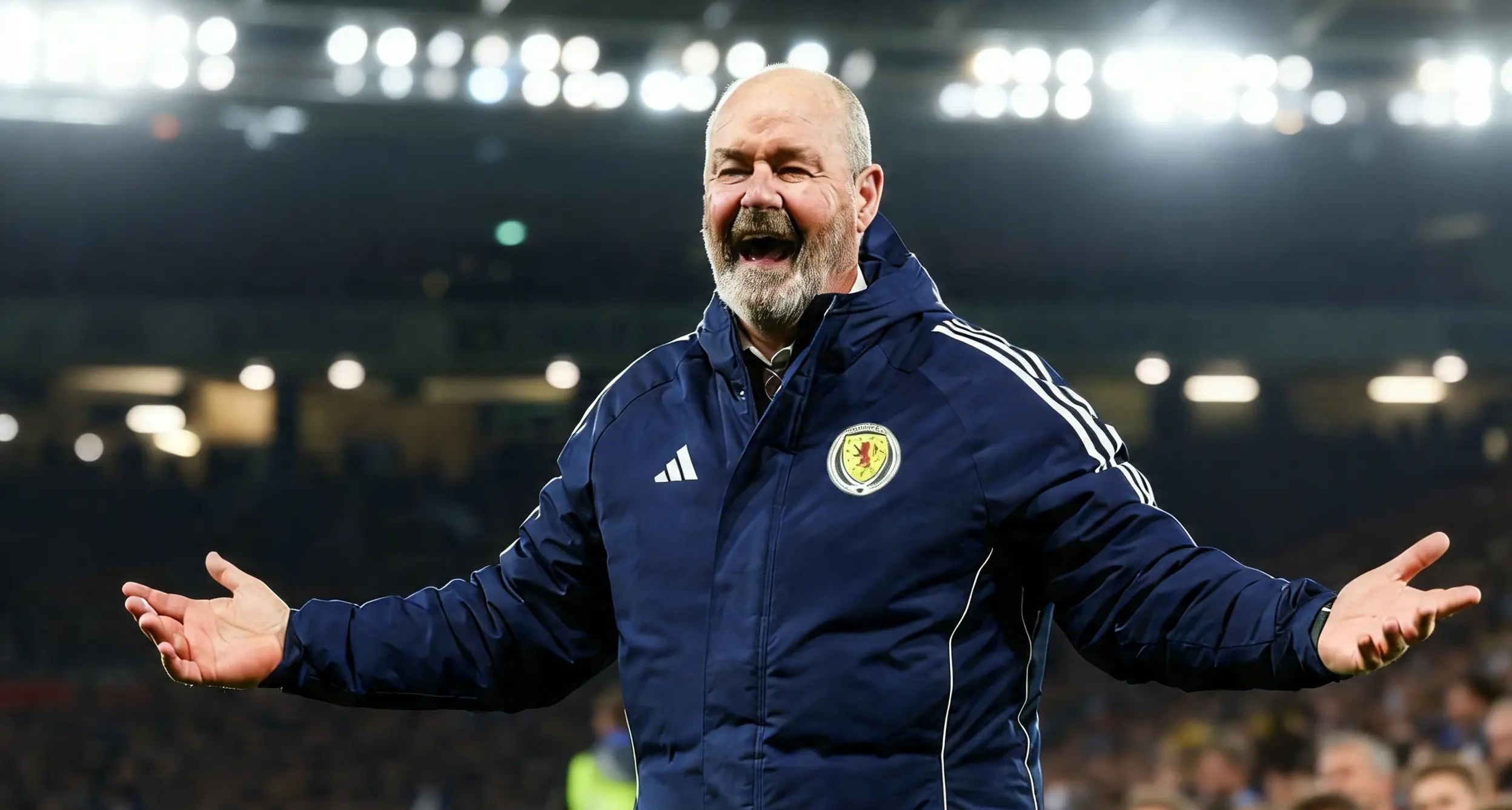 El seleccionador de Escocia, Steve Clarke.