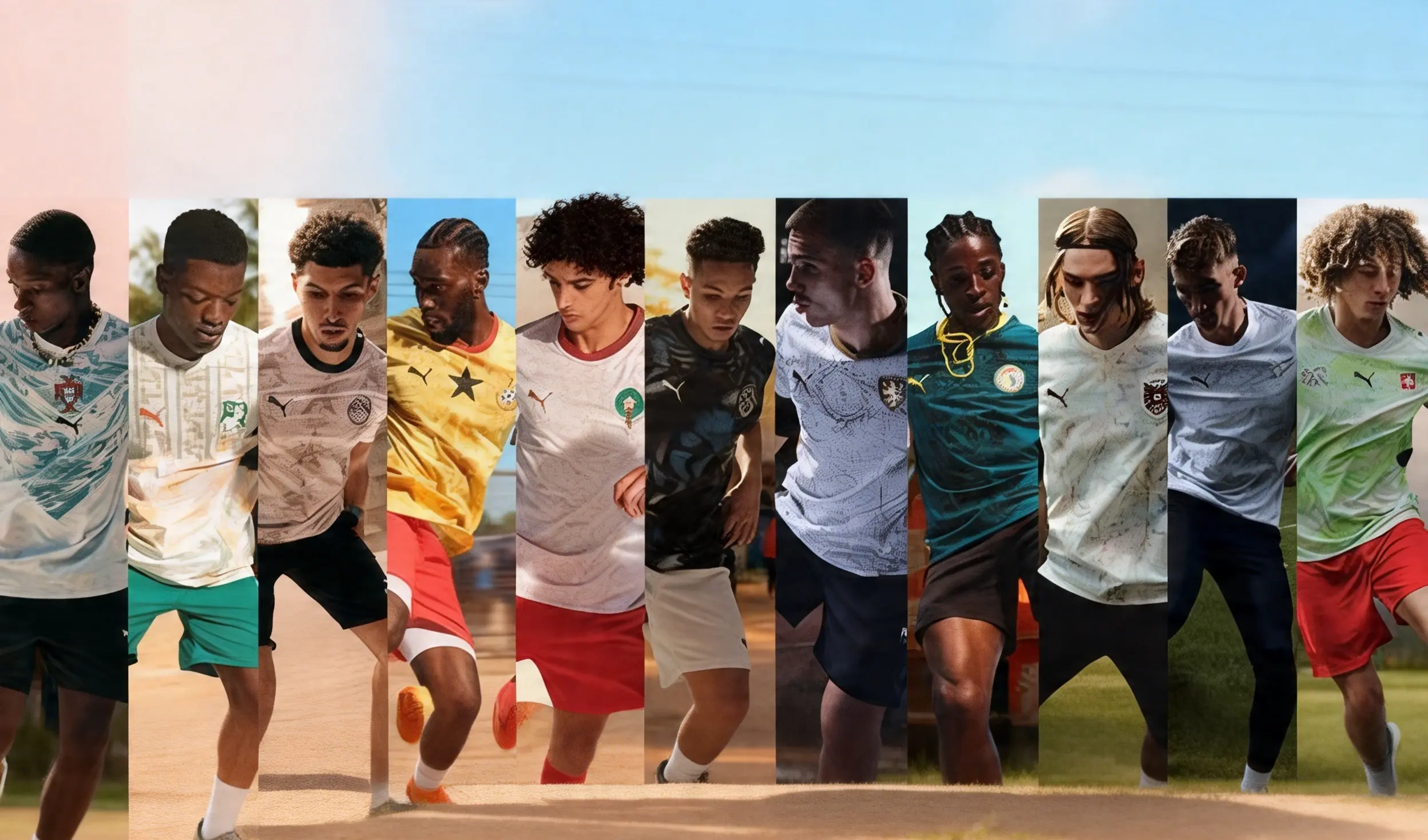 PUMA ha diseñado las camisetas de 11 equipos para el Mundial 2026.