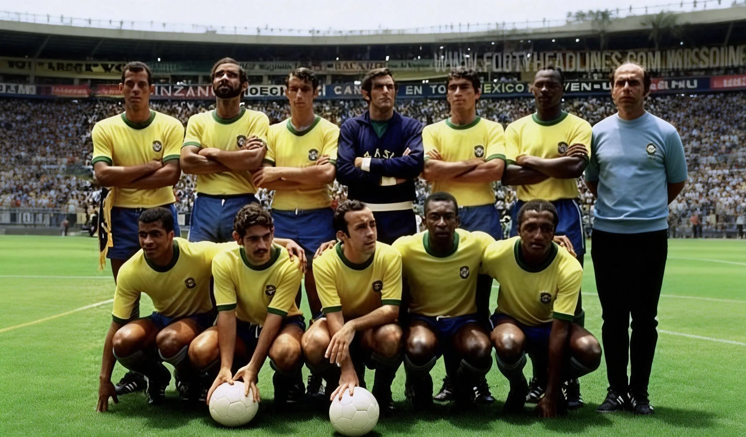 En la final de la Copa Mundial de 1970, Brasil derrotó a Italia por 4-1.