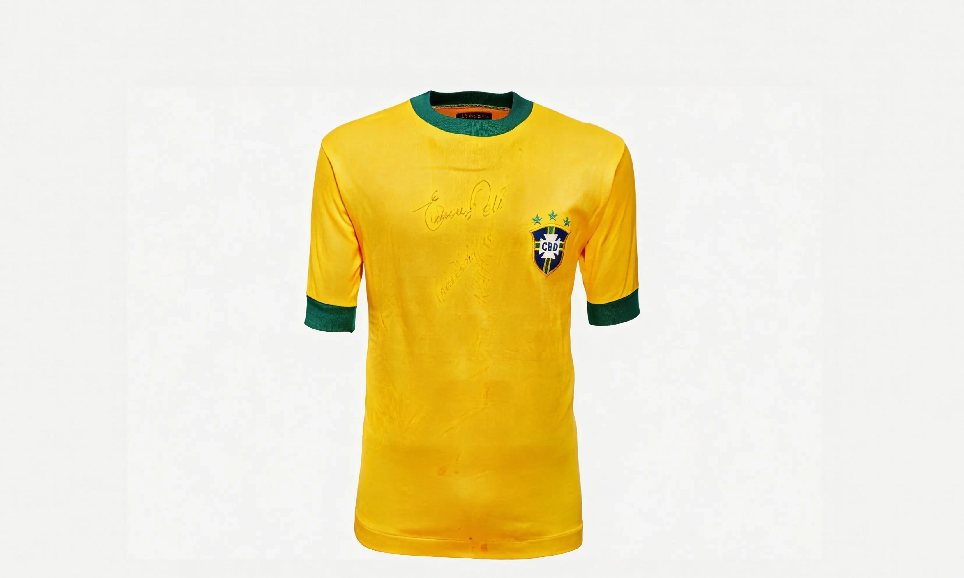 Camiseta de la Copa Mundial de 1970 de Brasil.