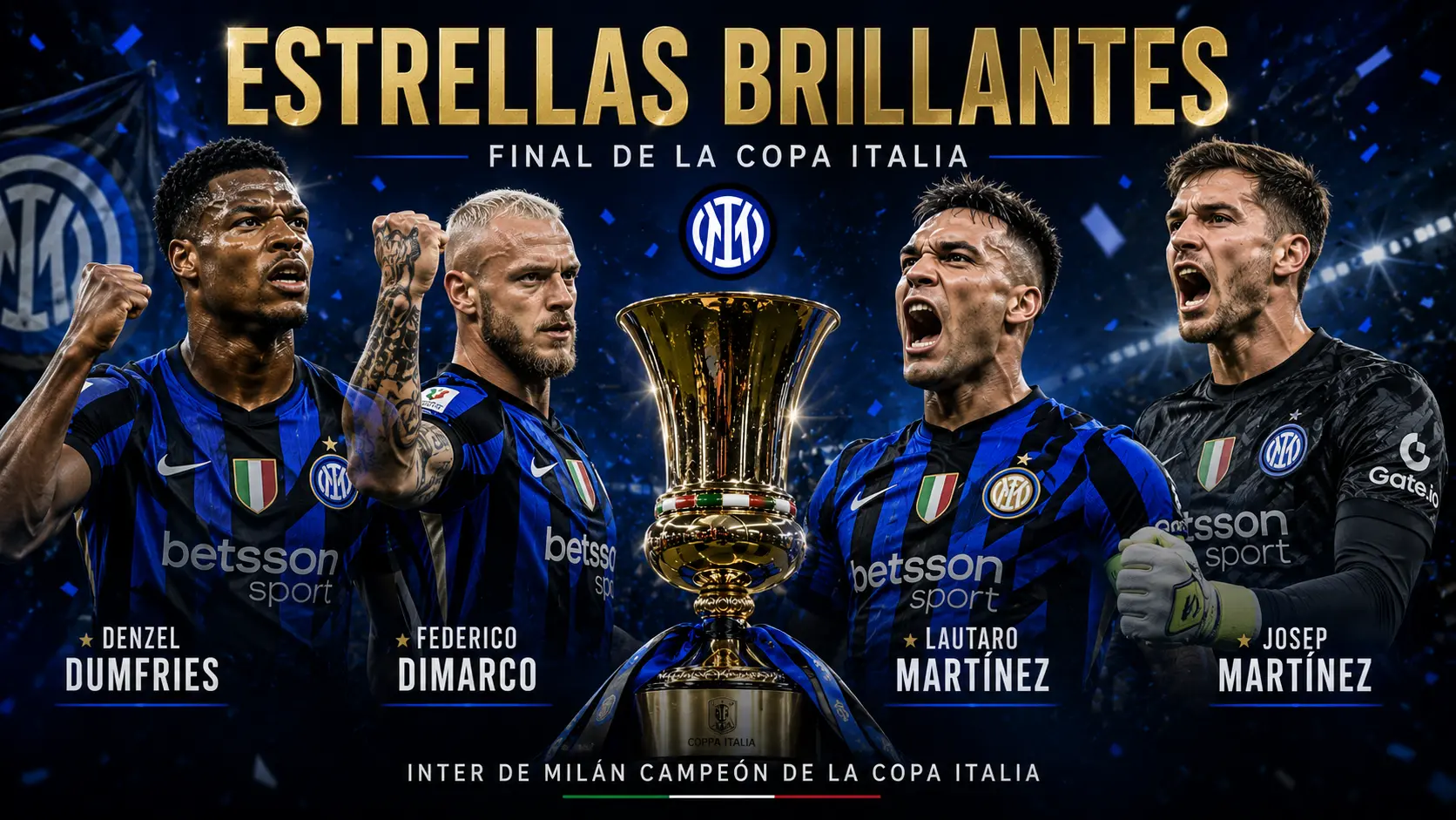 Las grandes estrellas del Inter de Milán.