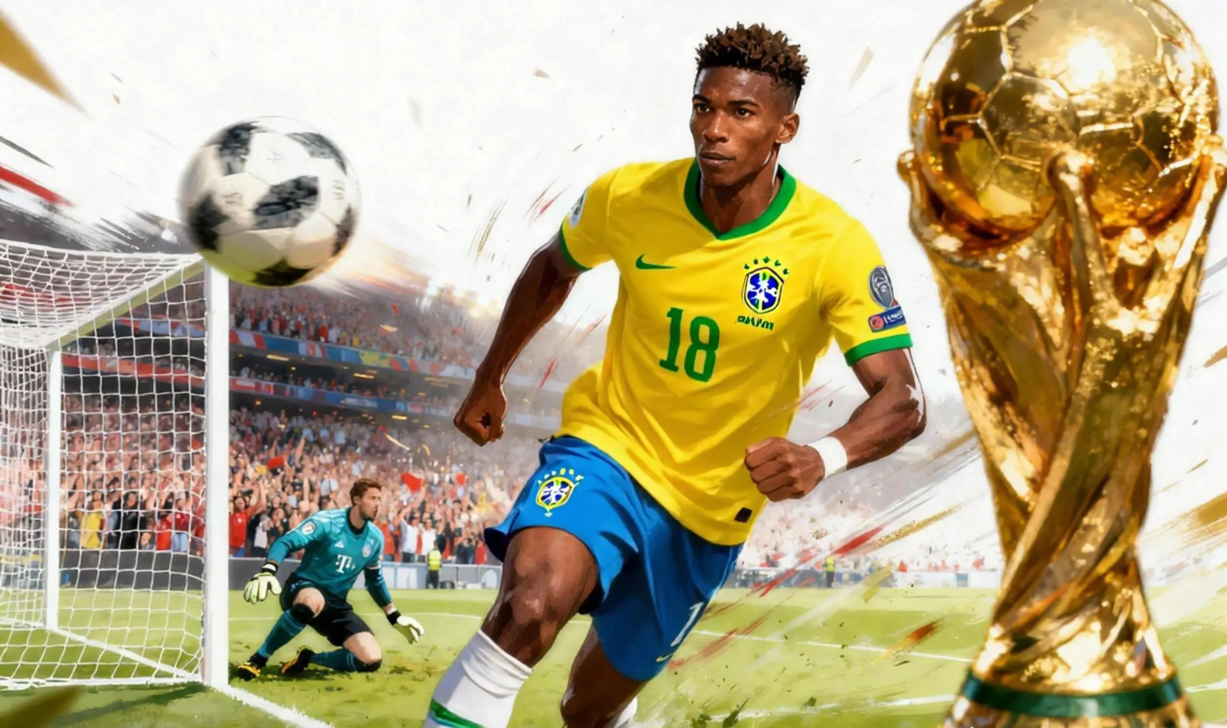 Vinícius define al ángulo, el portero vencido y la afición enloquece.