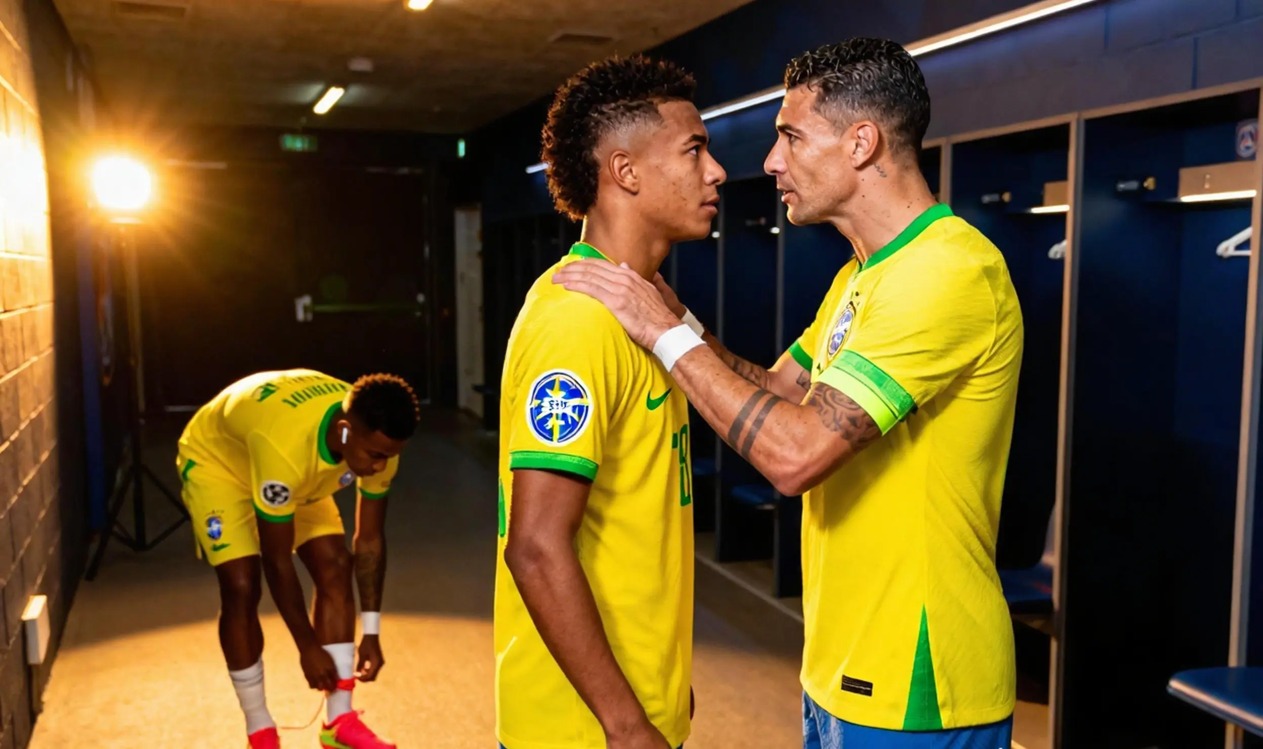 Silva pasa el legado a jóvenes astros antes del partido.