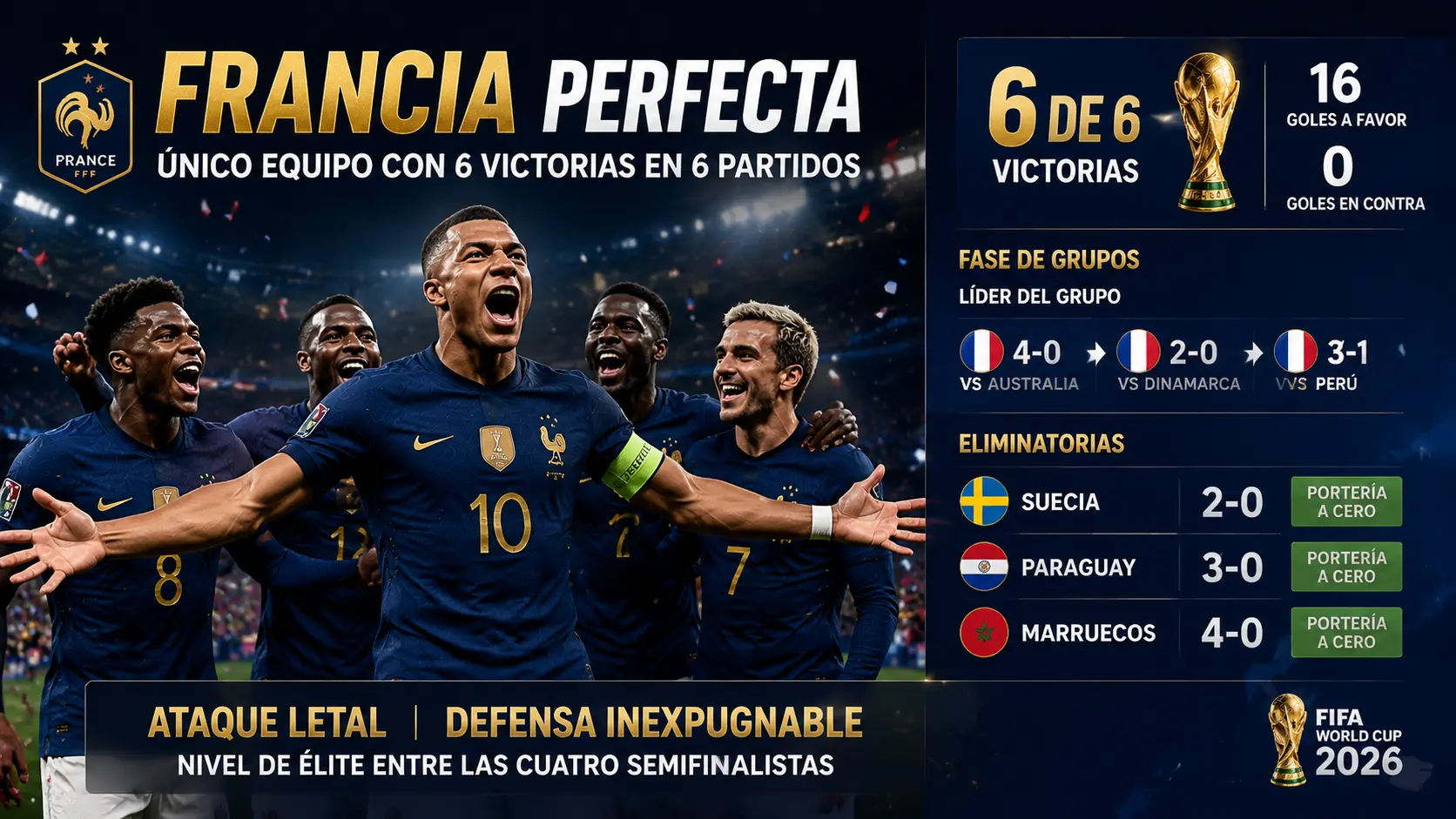 La historia y el legado de la selección de Francia en el Mundial 2026.