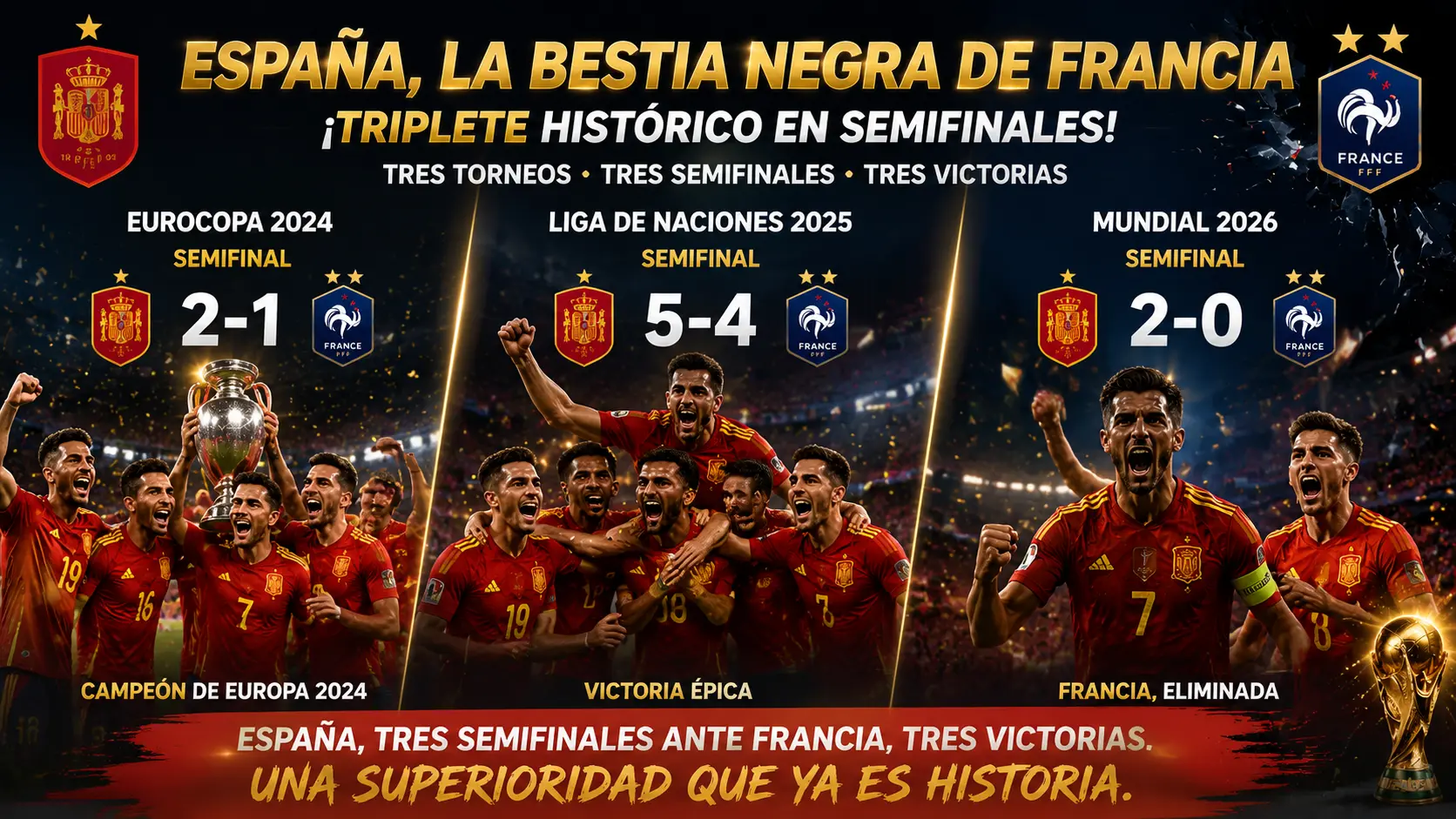 Los jugadores clave de España en el Mundial 2026.